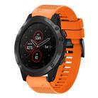 For Garmin Fenix 5X Plus Quick Release 26mm Silicone Watch Band(Orange) - 1