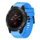 For Garmin Fenix 5X Plus Quick Release 26mm Silicone Watch Band(Sky Blue) - 1