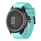 For Garmin Fenix 3 Quick Release 26mm Silicone Watch Band(Mint Green) - 1