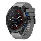 For Garmin Descent MK 2i Quick Release 26mm Silicone Watch Band(Grey) - 1