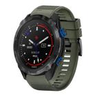 For Garmin Descent MK 2i Quick Release 26mm Silicone Watch Band(Army Green) - 1