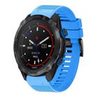 For Garmin Descent MK 2i Quick Release 26mm Silicone Watch Band(Sky Blue) - 1