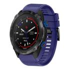 For Garmin Descent MK 2i Quick Release 26mm Silicone Watch Band(Midnight Blue) - 1