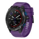 For Garmin Descent MK 2i Quick Release 26mm Silicone Watch Band(Purple) - 1