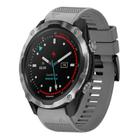 For Garmin Descent MK 2 Quick Release 26mm Silicone Watch Band(Grey) - 1