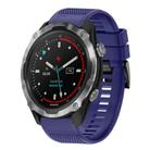 For Garmin Descent MK 2 Quick Release 26mm Silicone Watch Band(Midnight Blue) - 1