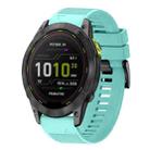 For Garmin Enduro 3 Quick Release 26mm Silicone Watch Band(Mint Green) - 1