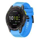 For Garmin Enduro 3 Quick Release 26mm Silicone Watch Band(Sky Blue) - 1