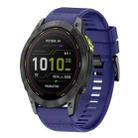 For Garmin Enduro 3 Quick Release 26mm Silicone Watch Band(Midnight Blue) - 1