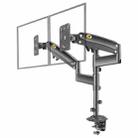 NORTH BAYOU NB H180 FP-2 Laptop Gas Spring Full Motion Dual Arm Clamp 22 - 32 inch LCD TV Monitor Desk Holder - 1