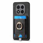 For Xiaomi Redmi Note 14 Pro 5G Retro Splitable Magnetic Card Bag Leather Phone Case(Black) - 2