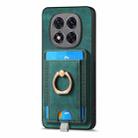 For Xiaomi Redmi Note 14 Pro+ 5G Retro Splitable Magnetic Card Bag Leather Phone Case(Green) - 2