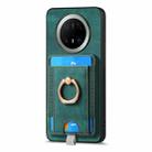 For Huawei Mate 70 Retro Splitable Magnetic Card Bag Leather Phone Case(Green) - 2