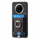 For Huawei Mate 70 Pro+ Retro Splitable Magnetic Card Bag Leather Phone Case(Black) - 2