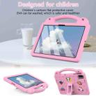 For Honor Pad X8a Handle Kickstand Children EVA Shockproof Tablet Case(Pink) - 2