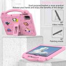 For Honor Pad X8a Handle Kickstand Children EVA Shockproof Tablet Case(Pink) - 3