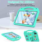 For Honor Pad X8a Handle Kickstand Children EVA Shockproof Tablet Case(Mint Green) - 2