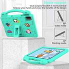 For Honor Pad X8a Handle Kickstand Children EVA Shockproof Tablet Case(Mint Green) - 3