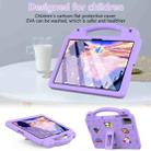 For Honor Pad X8a Handle Kickstand Children EVA Shockproof Tablet Case(Light Purple) - 2