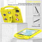 For Honor Pad X8a Handle Kickstand Children EVA Shockproof Tablet Case(Yellow) - 3