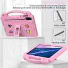 For Honor Pad X9a Handle Kickstand Children EVA Shockproof Tablet Case(Pink) - 3