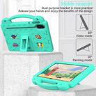 For Honor Pad X9a Handle Kickstand Children EVA Shockproof Tablet Case(Mint Green) - 3