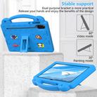 For Honor Pad X9a Handle Kickstand Children EVA Shockproof Tablet Case(Sky Blue) - 3