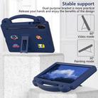 For Honor Pad X9a Handle Kickstand Children EVA Shockproof Tablet Case(Navy Blue) - 3
