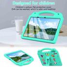 For Honor Pad 10 12.1 2025 Handle Kickstand Children EVA Shockproof Tablet Case(Mint Green) - 2
