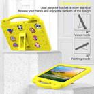 For Honor Pad 10 12.1 2025 Handle Kickstand Children EVA Shockproof Tablet Case(Yellow) - 3
