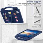 For Honor Pad 10 12.1 2025 Handle Kickstand Children EVA Shockproof Tablet Case(Navy Blue) - 3