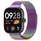 For Redmi Watch 4 Milan Magnetic Steel Mesh Watch Band(Colorful) - 1