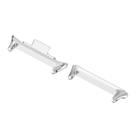 For Redmi Watch 4 1 Pair 22mm Stainless Steel Metal Watch Band Connector(Silver) - 2