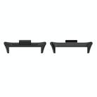 For Xiaomi Band 8 Pro 1 Pair 22mm Stainless Steel Metal Watch Band Connector(Black) - 1