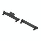 For Xiaomi Band 8 Pro 1 Pair 22mm Stainless Steel Metal Watch Band Connector(Black) - 2