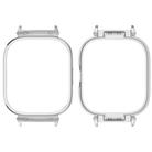 For Redmi Watch 4 Metal Frame Watch Protective Case(Silver) - 1