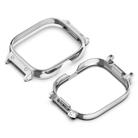 For Redmi Watch 4 Metal Frame Watch Protective Case(Silver) - 2
