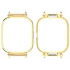 For Redmi Watch 4 Metal Frame Watch Protective Case(Gold) - 1