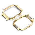 For Redmi Watch 4 Metal Frame Watch Protective Case(Gold) - 2