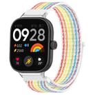 For Xiaomi Smart Band 9 Pro / 8 Pro Nylon Loop Metal Connector Watch Band(Colorful) - 1