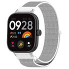 For Xiaomi Mi Band 8 Pro Nylon Loop Metal Connector Watch Band(White) - 1