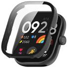 For Redmi Watch 4 PC + Tempered Film Integrated Watch Case(Black) - 1