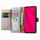 For vivo Y37 Pro Love Zipper Lanyard Leather Phone Case(Gray) - 3