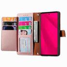 For vivo Y37 Pro Love Zipper Lanyard Leather Phone Case(Pink) - 3
