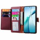 For vivo Y300 Pro Love Zipper Lanyard Leather Phone Case(Red) - 3