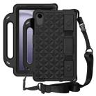 For Samsung Tab A9 8.7 X110 / X115 Diamond Series EVA Shockproof Sleeve Tablet Case(Black) - 1