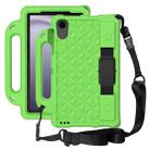 For Samsung Tab A9 8.7 X110 / X115 Diamond Series EVA Shockproof Sleeve Tablet Case(Green) - 1