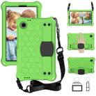 For Blackview Tab 60 8.7 2023 Honeycomb EVA Hybrid PC Tablet Case with Strap(Green+Black) - 1
