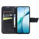 For Google Pixel 9a Butterfly Love Flower Embossed Leather Phone Case(Black) - 3