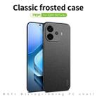 For vivo iQOO Z9 Turbo / iQOO Z9 MOFI Fandun Series Frosted PC Ultra-thin All-inclusive Phone Case(Gray) - 3